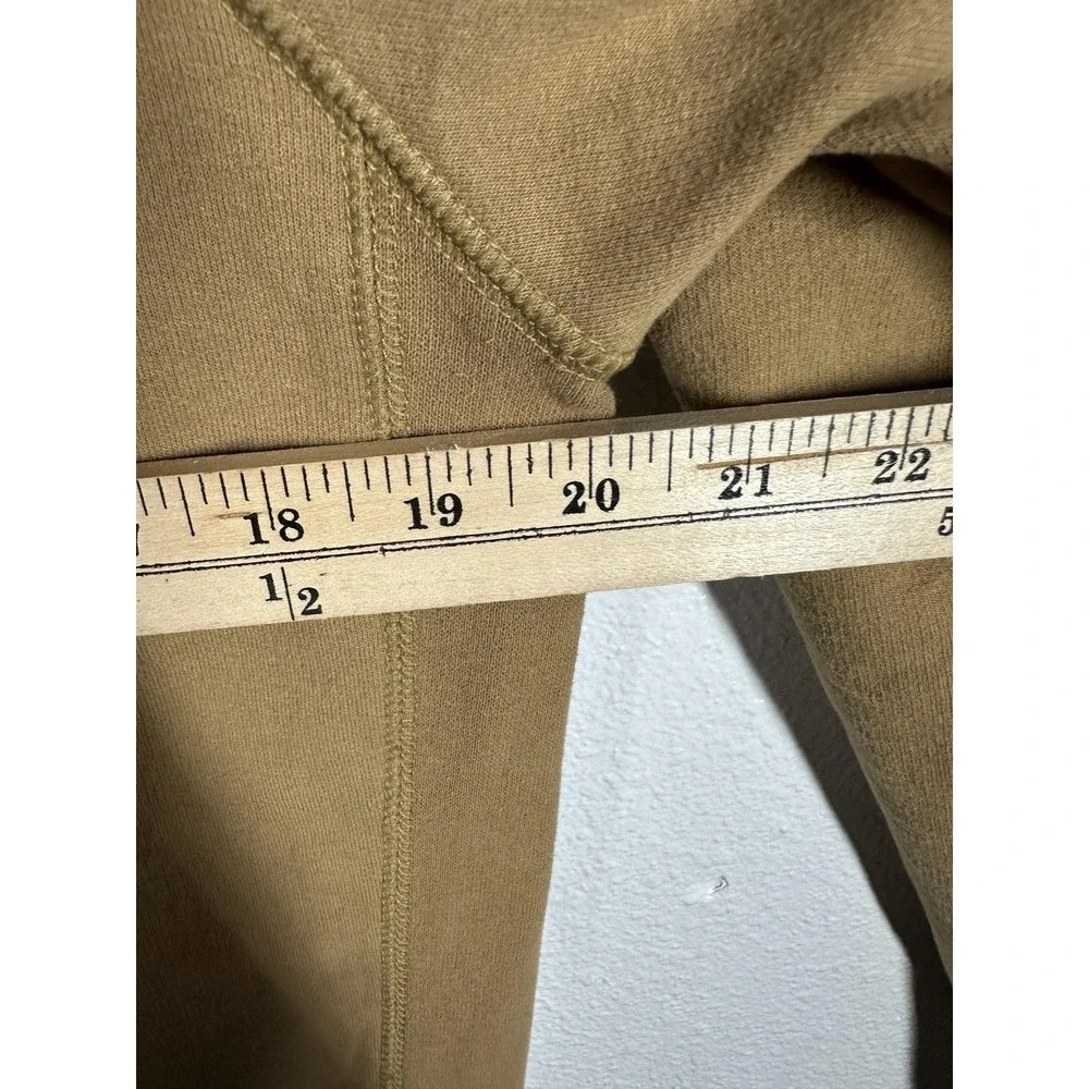 The North Face Hoodie Mens Small Brown Tan Pullover Fleece‎ Kangaroo Pocket